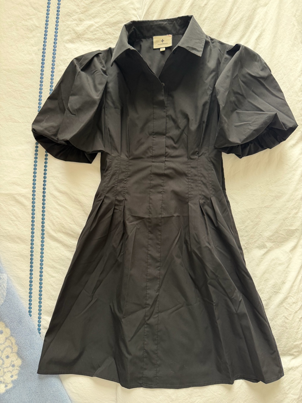 Tuckernuck Black Mini Delaney Dress